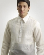  Men's Barong White Jusi fabric 100809 White 